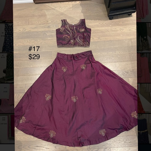 BRAND NEW LENGHA WITH CROP TOP - Picture 1 of 1